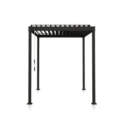 80/88 Metal Frame Pergola with Adjustable Louvered Roof