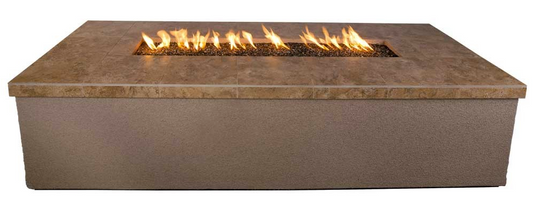 Entertainer Outdoor Fire Pit with Fire Glass