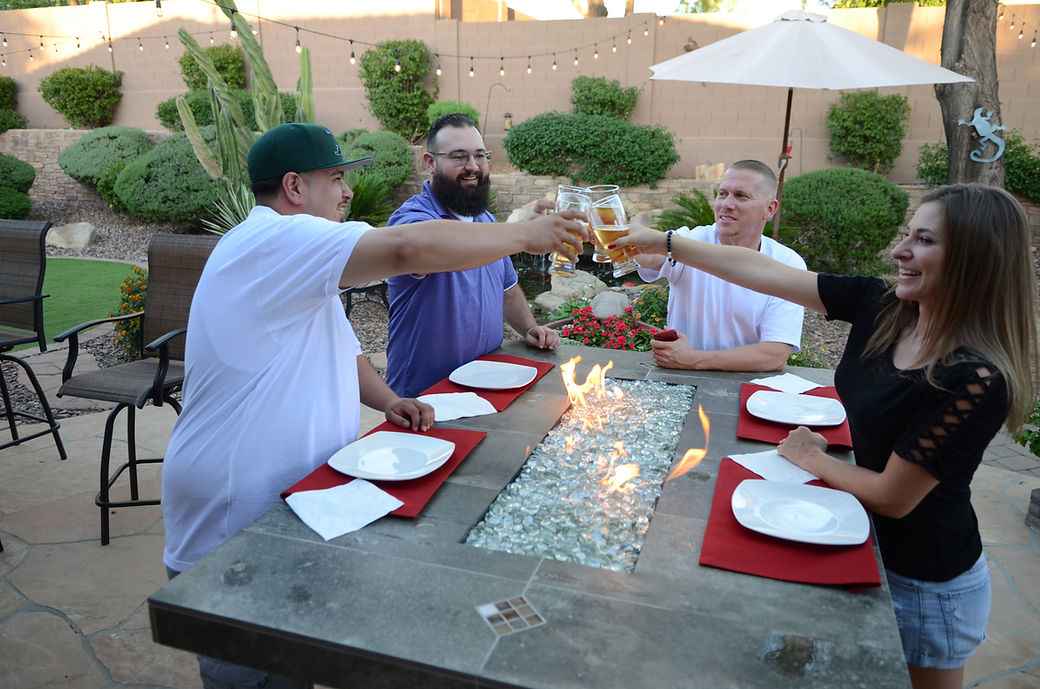 Patio Elegance Nexus 56-Inch Patioflame Fire Table