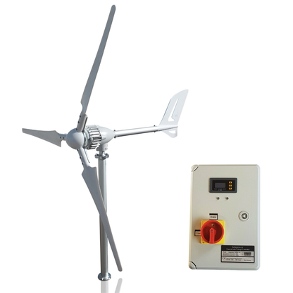 Kit i-700W 24V Wind Turbine Wind Generator & Hybrid Charge Controller & Tower