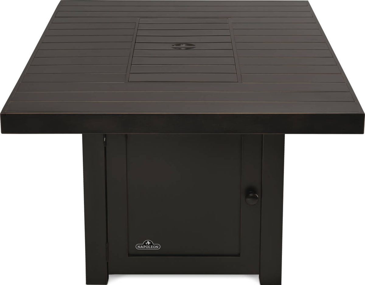 Patio Elegance St. Tropez Fire Table – Square Patioflame Table