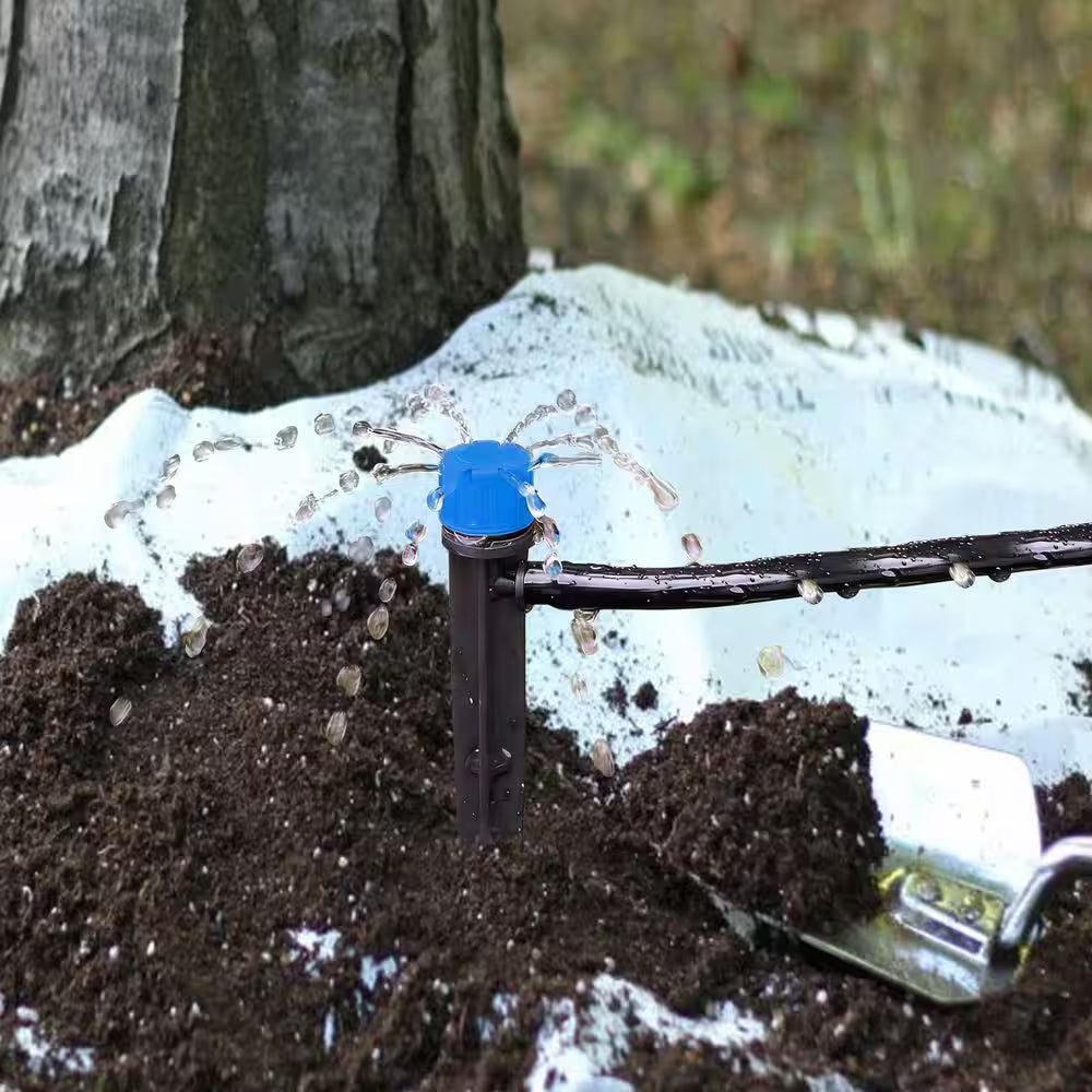 100 Ft. Drip Irrigation Kit Plant Watering System, DIY Automatic Irrigation Equipment Set for Garden,Greenhouse and Lawn